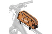 Sykkelutstyr - Rockbros 30120045004 ROAD TO SKY bicycle bag for the top frame tube waterproof 0.7L - orange - 30120045004