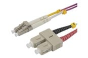 Nettverkskabel - Deltaco patch cable - 4 m - 4 m - pink - Rosa - LCSC-4-OM4