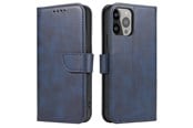 Mobil - Deksel og etui - Hurtel Magnet Case for Samsung Galaxy S23 Flip Cover Wallet Stand Blue - 5907769351020