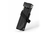 Sykkelutstyr - Rockbros 32140003001 foldable bicycle lock with key and handle 88cm - black - 32140003001