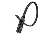 Sykkelutstyr - Rockbros 3240001001 bicycle lock for 0.5 m combination - black - 3240001001