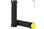 Sykkelutstyr - Rockbros 40720007001 bicycle grips with reflector - black - 40720007001