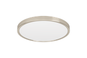 Smarthus - EGLO FUEVA 6-Z Matter ceiling lamp Ø390 mm LED RGB/CCT brushed steel - 901421