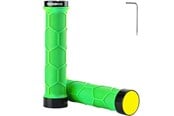 Sykkelutstyr - Rockbros 40720007005 bicycle grips with reflector - green - 40720007005