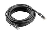 Nettverkskabel - Lanberg patch cable - 5 m - black RAL 9004 - Svart - 5m - PCF6-10CC-0500-BK