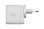 Mobil - Adaptere og ladere - Native Union Fast GaN Charger PD 67W - White - FAST-PD67-WHT-2CA