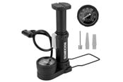 Sykkelutstyr - Rockbros 42610002001 floor bicycle pump with pressure gauge - black - 42610002001