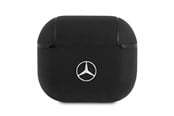 Mobil - Deksel og etui - Mercedes Electronic Line Case for AirPods 3 - Black - 3666339009656