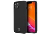 Mobil - Deksel og etui - Mercedes Silicone Line Case for iPhone 13 mini - Black - 3666339019730