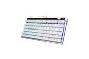 Tastatur - ASUS ROG Falchion Ace 75 HE - Gamingtastatur - Uten numpad - Nordisk - Hvit - 90MP047H-BKNA30
