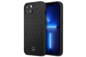 Mobil - Deksel og etui - Mercedes Leather Stars Pattern Case for iPhone 13 mini - Black - 3666339020576
