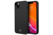 Mobil - Deksel og etui - Mercedes  Silicone Line Case for iPhone 14 Plus - Black - 3666339082550