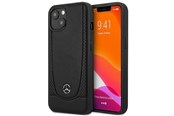 Mobil - Deksel og etui - Mercedes  Leather Urban Case for iPhone 14 Plus - Black - 3666339082673