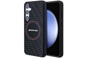 Mobil - Deksel og etui - Mercedes AMG Silicone Carbon Pattern MagSafe Case for Samsung Galaxy S24+ - Black - 3666339241735