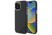 Mobil - Deksel og etui - Mercedes MEHMP16L23SUGDK iPhone 16 Pro 6.3" Black/Black Hardcase Silicone Tonal Logo Wood Pattern MagSafe - 3666339326982