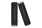 Sykkelutstyr - Rockbros BT1001BKBK sponge bicycle handlebar grips - black - BT1001BKBK