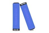 Sykkelutstyr - Rockbros BT1001BLBK sponge bicycle handlebar grips - blue and black - BT1001BLBK