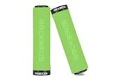 Sykkelutstyr - Rockbros BT1001GNBK sponge bicycle handlebar grips - green and black - BT1001GNBK