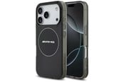 Mobil - Deksel og etui - Mercedes AMG Double Layer Transparent Smocked MagSafe Case for iPhone 17 Pro - Black - 3666339542047