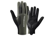 Sykkelutstyr - Rockbros cycling gloves spring/summer/autumn full size: L - green - 8386824304664
