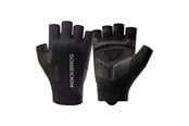 Sykkelutstyr - Rockbros cycling gloves spring/summer/autumn short fingers size: L - black - 8386824304565