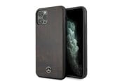 Mobil - Deksel og etui - Mercedes Wood Line Rosewood Case for iPhone 11 Pro Max - Brown - 3700740470688