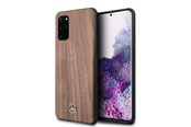 Mobil - Deksel og etui - Mercedes Wood Line Walnut Case for Samsung Galaxy S20+ - Brown - 3700740473634