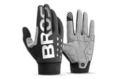 Sykkelutstyr - Rockbros cycling gloves insulated long size: XXL - black and gray - 8386824304558