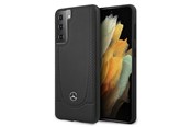 Mobil - Deksel og etui - Mercedes Urban Line Case for Samsung Galaxy S21 - Black - 3700740497685