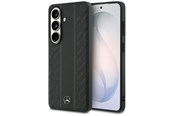 Mobil - Deksel og etui - Mercedes Laurel Leaves Vertical Stripes MagSafe Case for Samsung Galaxy S26 - Black - 3666339611538