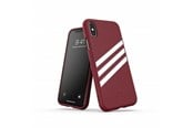 Mobil - Deksel og etui - Adidas OR Moulded PU Suede Case for iPhone X / XS - burgundy - 8718846064842