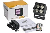 Musikkinstrumenter & DJ-utstyr  - Algam Lighting 4 x 4W RGB+WW Par LED på batteri - IP65 - LAL EVENTPAR44-QUAD-IP