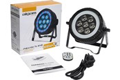 Musikkinstrumenter & DJ-utstyr  - Algam Lighting 7 x 6W LED Par Wash med RGB LED-ring - LAL PARWASH76-RING