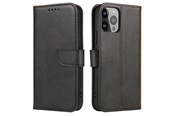 Mobil - Deksel og etui - Hurtel Magnet Case Cover for TCL 20L Flip Cover Wallet Stand Black - 5907769351228