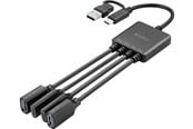 USB-hub - Sandberg USB-C/A to 2A+2C Splitter USB-hub - 4 porter - Svart - 136-81