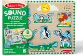 Puslespill - Melissa & Doug Sound Puzzle Zoo Animals - 6074882