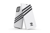 Mobil - Deksel og etui - Adidas OR Booklet Case PU for iPhone 12 / 12 Pro 6.1" - White and Black - 8718846083768