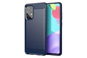 Mobil - Deksel og etui - Hurtel Carbon Case Flexible Cover TPU Case for Samsung Galaxy A72 4G Blue - 5907769324741