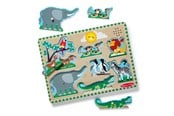 Puslespill - Melissa & Doug Sound Puzzle Zoo Animals - 727/50215