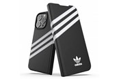 Mobil - Deksel og etui - Adidas OR Booklet Case PU for iPhone 13 Pro / iPhone 13 - Black & White - 8718846095693