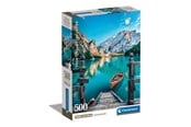 Puslespill - Clementoni Puzzle 500 Pcs CB High Quality Collection Braies Lake - 35538