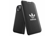 Mobil - Deksel og etui - Adidas OR Booklet Case BASIC for iPhone 14 - Black & White - 8718846100069