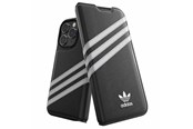 Mobil - Deksel og etui - Adidas OR Booklet Case PU for iPhone 14 Pro - Black and White - 8718846100205