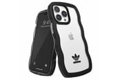 Mobil - Deksel og etui - Adidas OR Wavy Case for iPhone 13 Pro / iPhone 13 - Black and Clear - 8718846109505