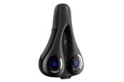 Sykkelutstyr - Rockbros LF044BL saddle cover with rain cover - black and blue - LF044BL