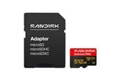 Minnekort - SANDISK Extreme PRO microSD/SD - 250MB/s - 512GB - SDSQXCJ-512G-GS6MA