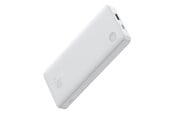 Nødlader - Baseus Airpow Lite 10000mAh 15W Power Bank with Simple USB-A - USB-C 30cm Cable - White Nødlader - 10000 mAh - P10067500213-00