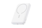 Nødlader - Baseus EnerFill FM11 Ultra-Mini 10000mAh 22.5W MagSafe Compatible Power Bank with Simple USB-C 20V/3A 30cm Cable - White Nødlader - Hvit - 10000 mAh - P1008210E213-00