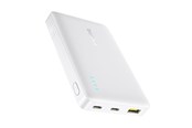 Nødlader - Baseus EnerFill FP21 Power Bank 10000mAh 22.5W USB-A - USB-C - White Nødlader - Hvit - 10000 mAh - P1008210D213-00