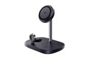 Mobil - Adaptere og ladere - Baseus EnerFill FS41 3-in-1 Cooling Wireless Charger with EU Plug 45W and USB-C to USB-C Cable - Black - P10281904123-01